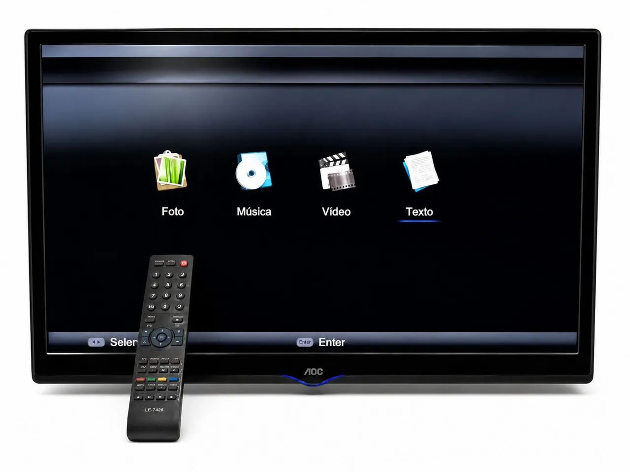 TV Led AOC 32 Polegadas Semi-Nova 