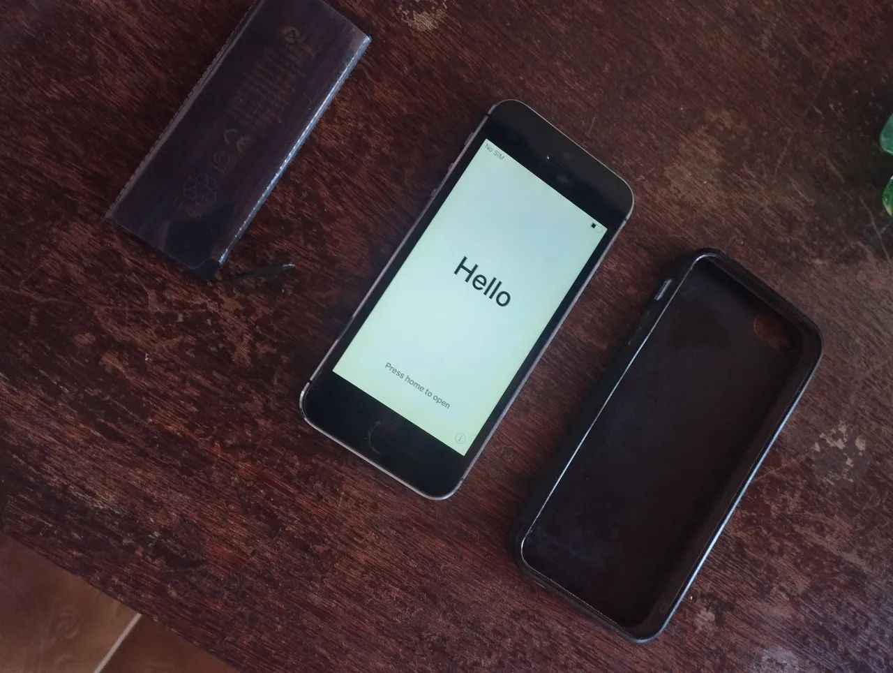 iPhone 5s A1457 Preto Funcionando + Capa e Bateria Extra