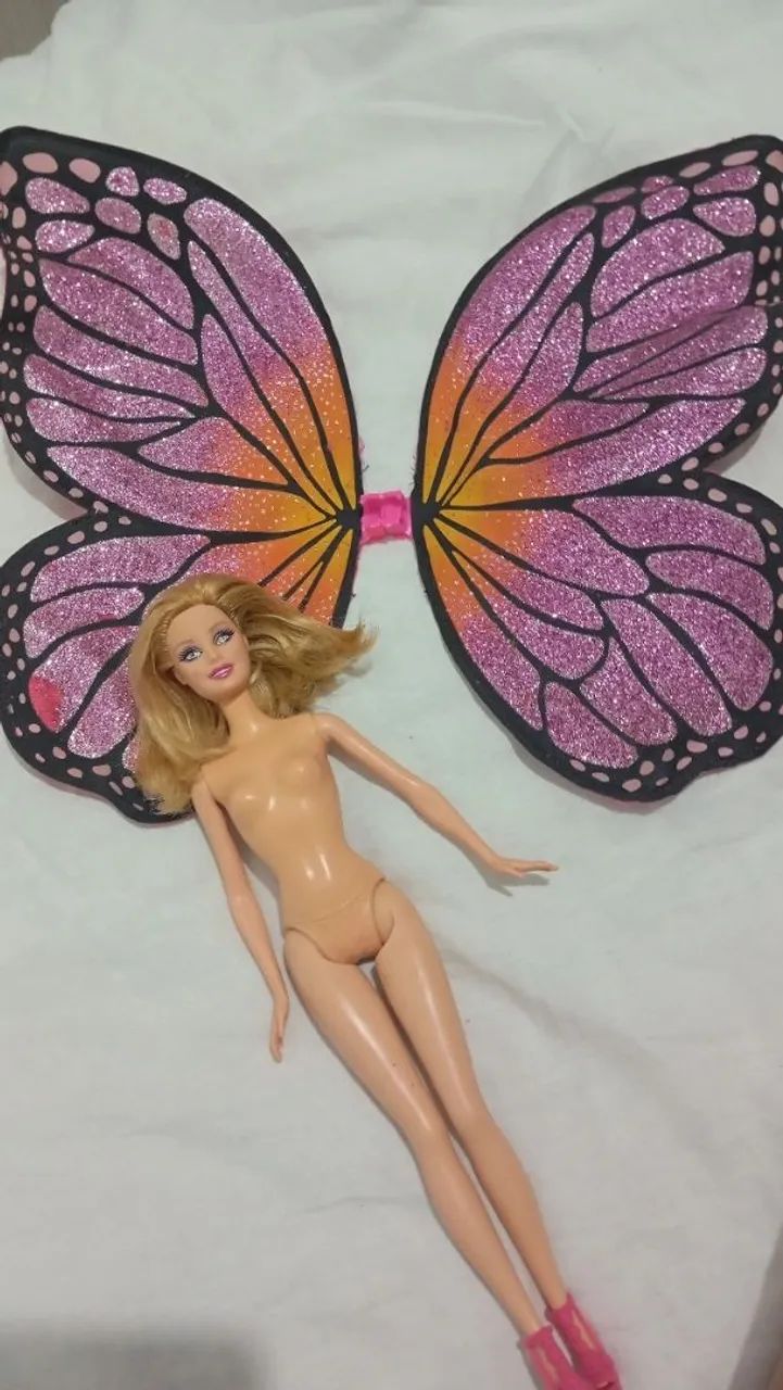 Boneca Barbie mariposa em perfeito estado  - Foto 2