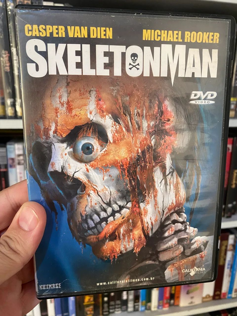 Skeletonman DVD original Franquia Uma Nova Geração de Predadores
