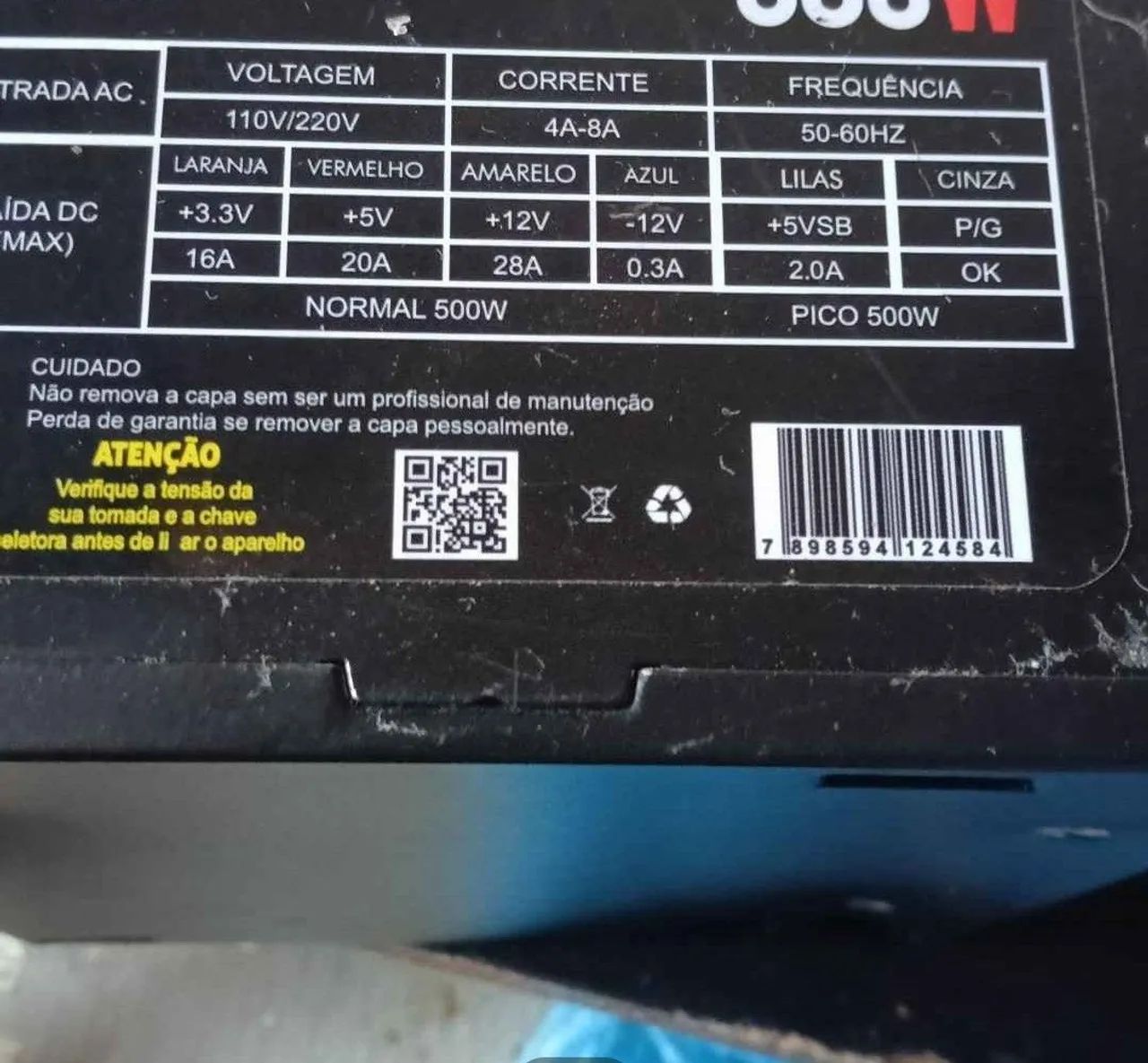 Fonte real 500w knup - Foto 2