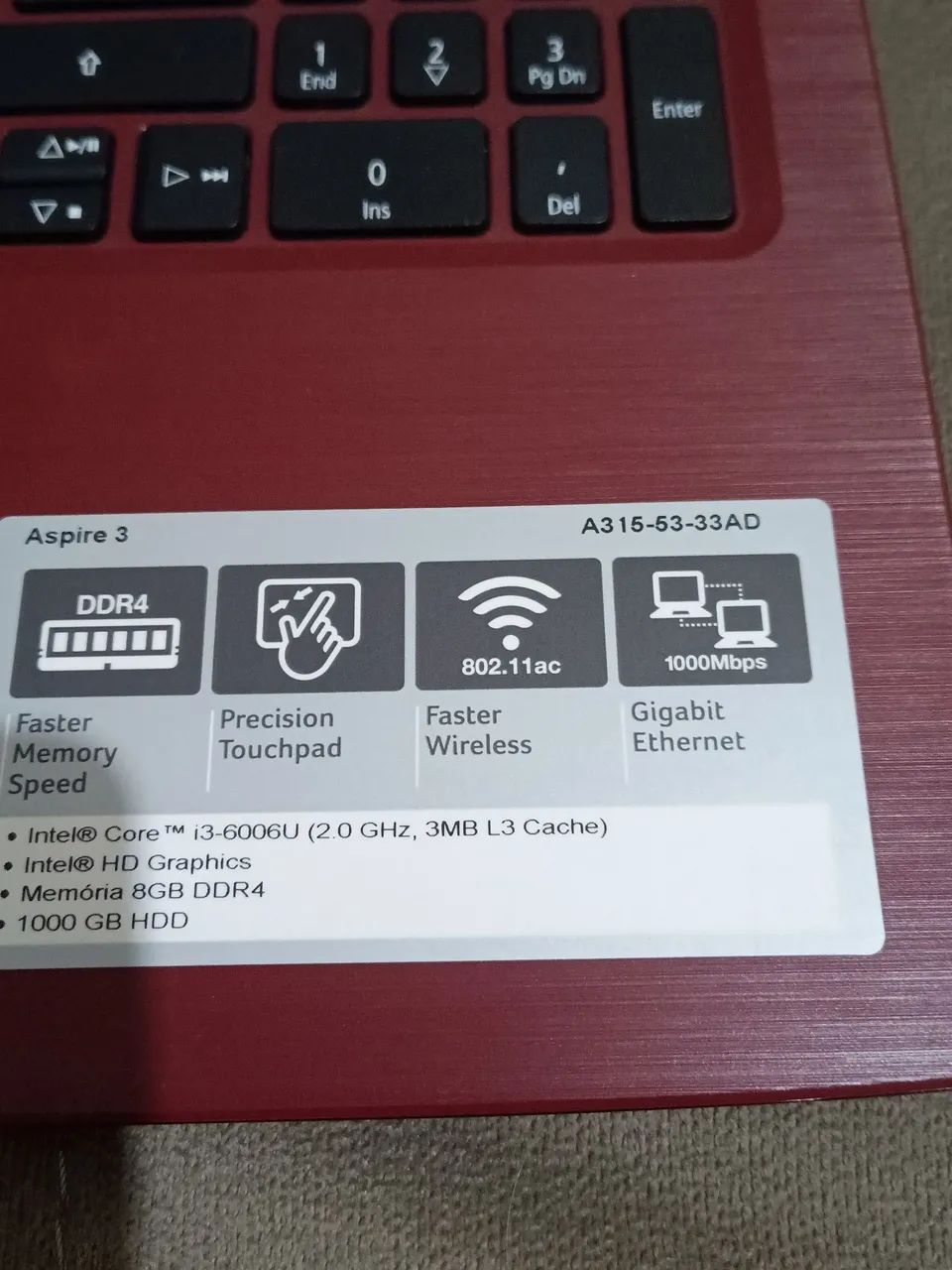 Notebook Acer semi novo - Foto 3