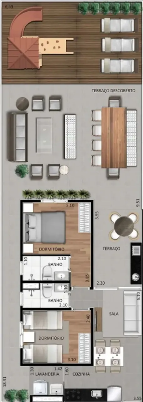 PLANTA 123m²