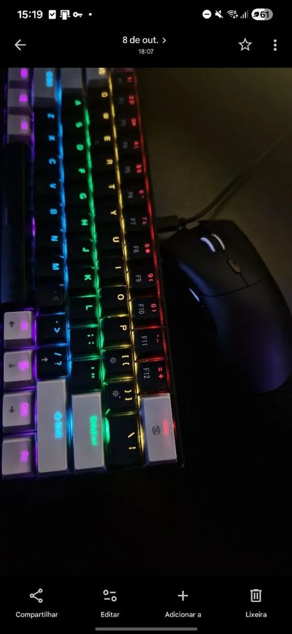 teclado 60% mecânico  - Foto 2