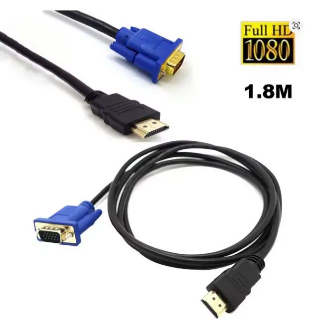 Cabo HDMI para VGA 1,5m