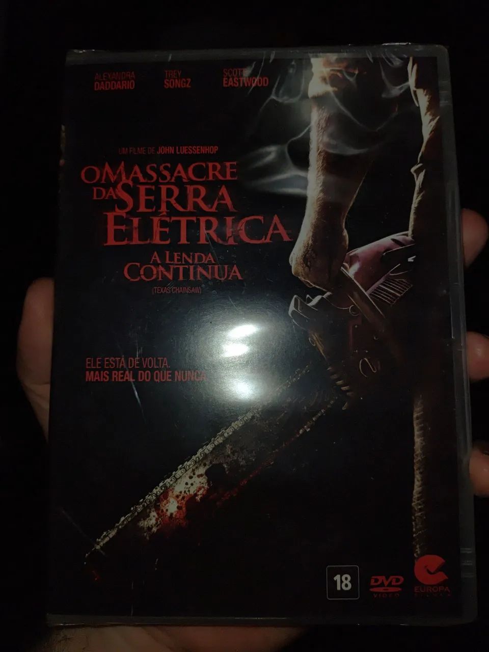 Dvd o massacre da serra elétrica - a lenda continua (lacrado)