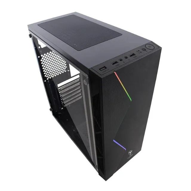 Gabinete gamer T-dagger p03b RGB Mid Tower | lateral em acrílico | excelente estado - Foto 5