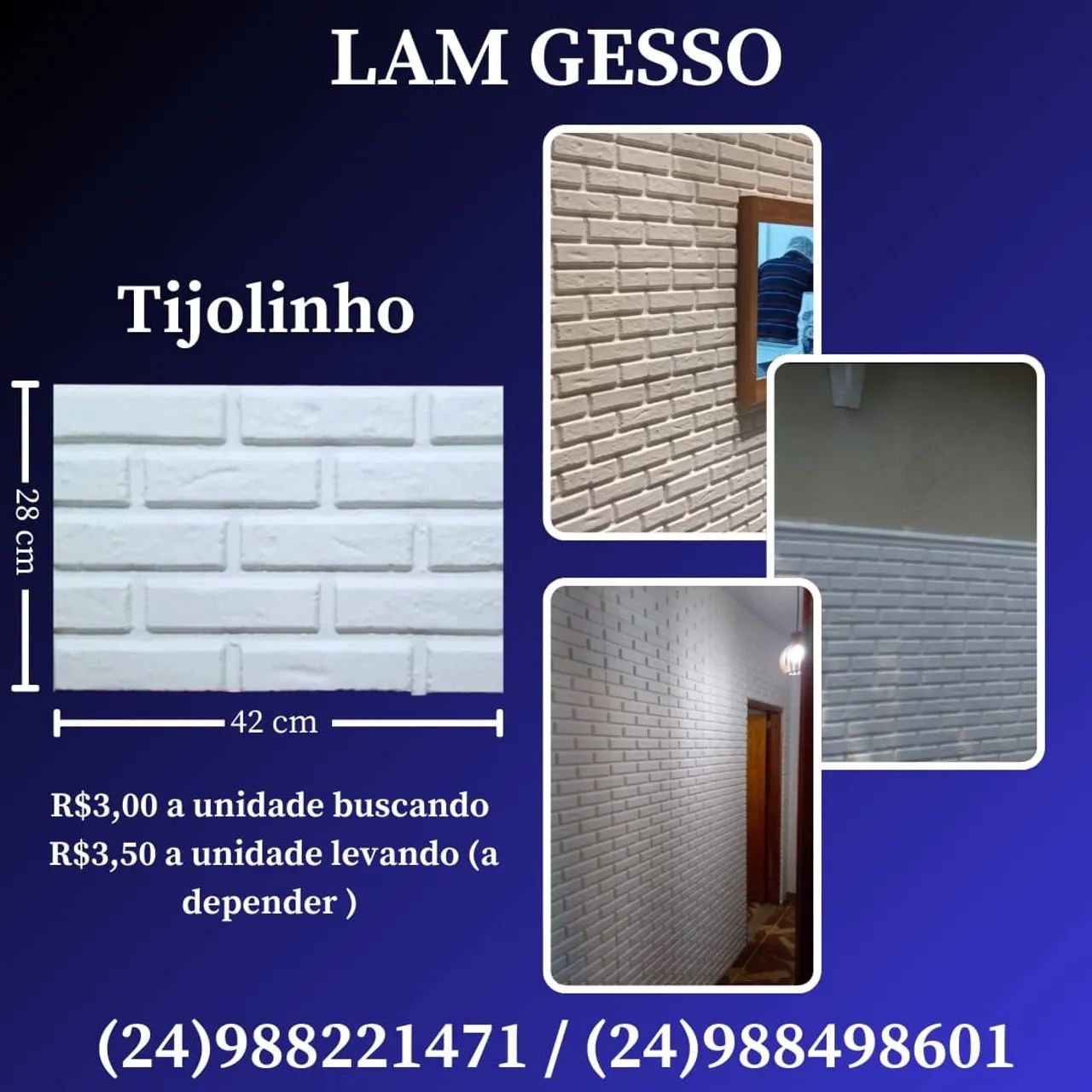 Placas de Gesso 3D