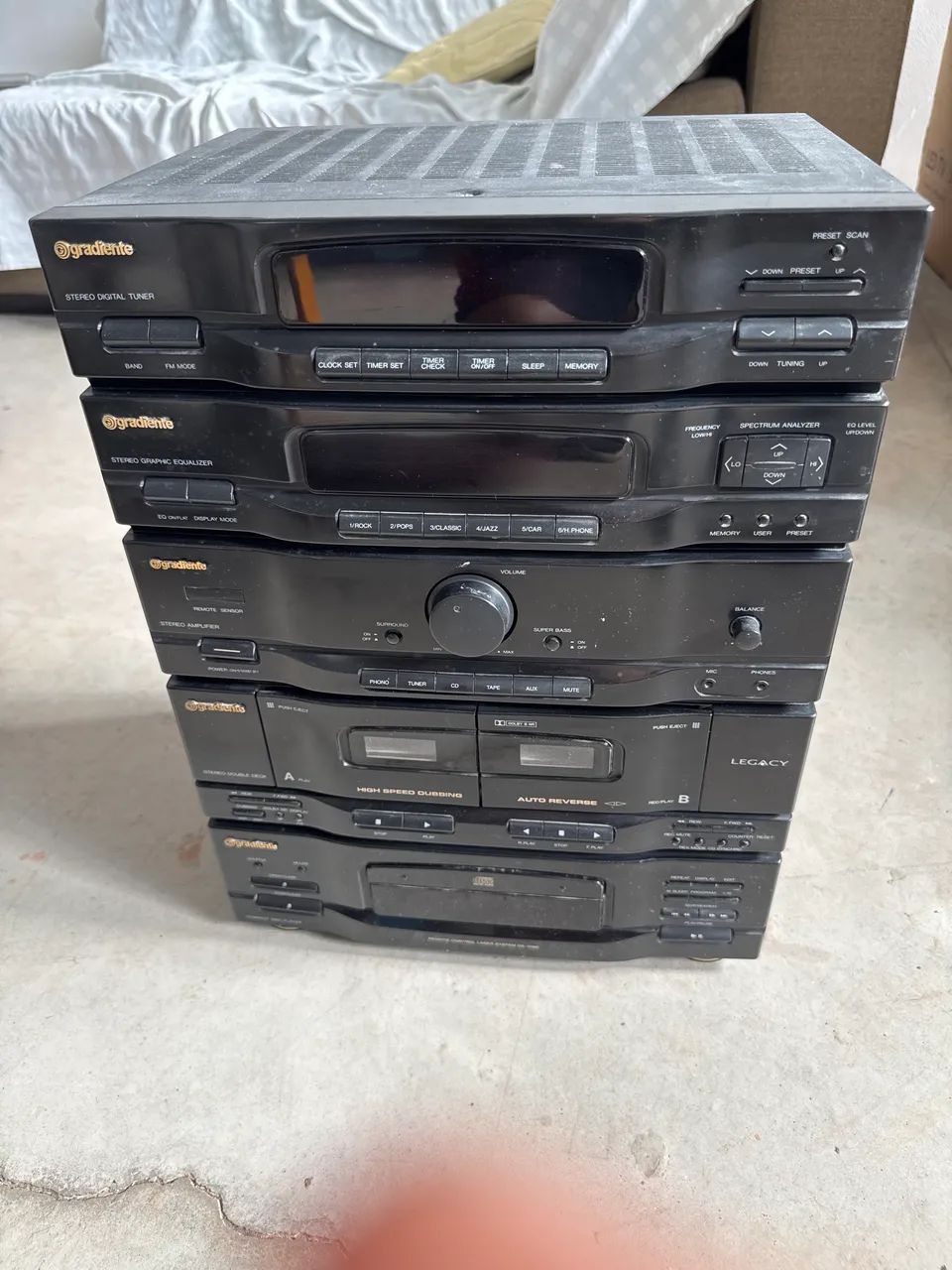 Aparelho de som Gradiente Legacy DS2000