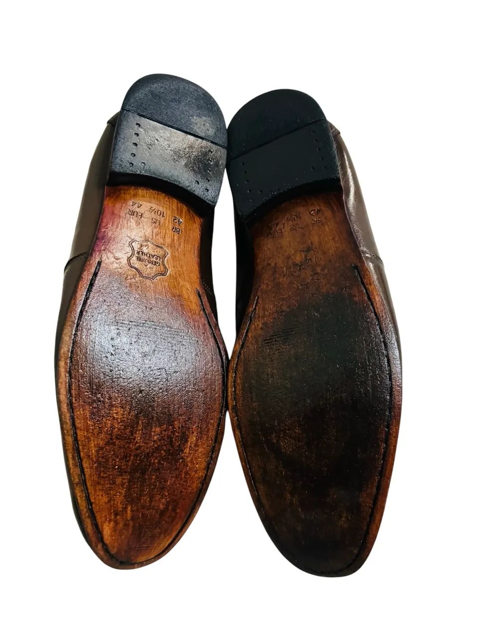 sapato loafers  Loretto Scarpa em couro marrom. - Foto 2