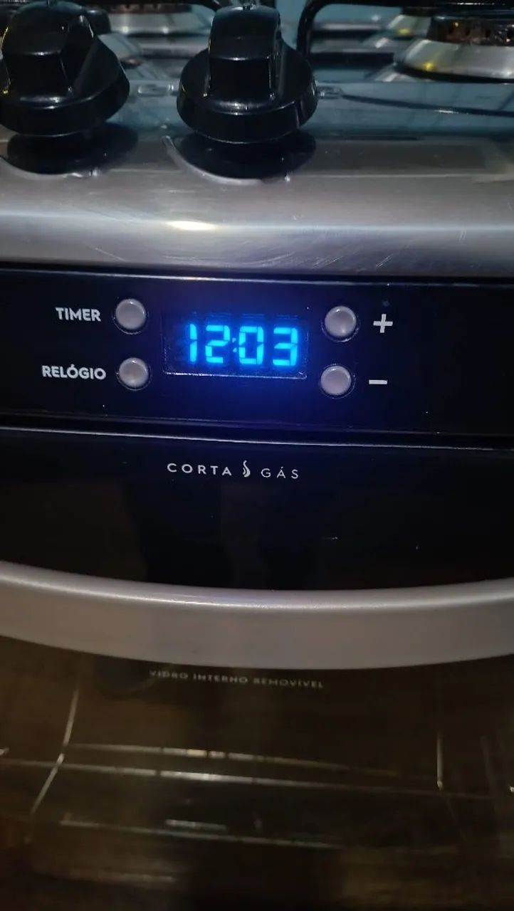 Fogão 4 Bocas Eletrolux com Timer e Relógio  - Foto 3