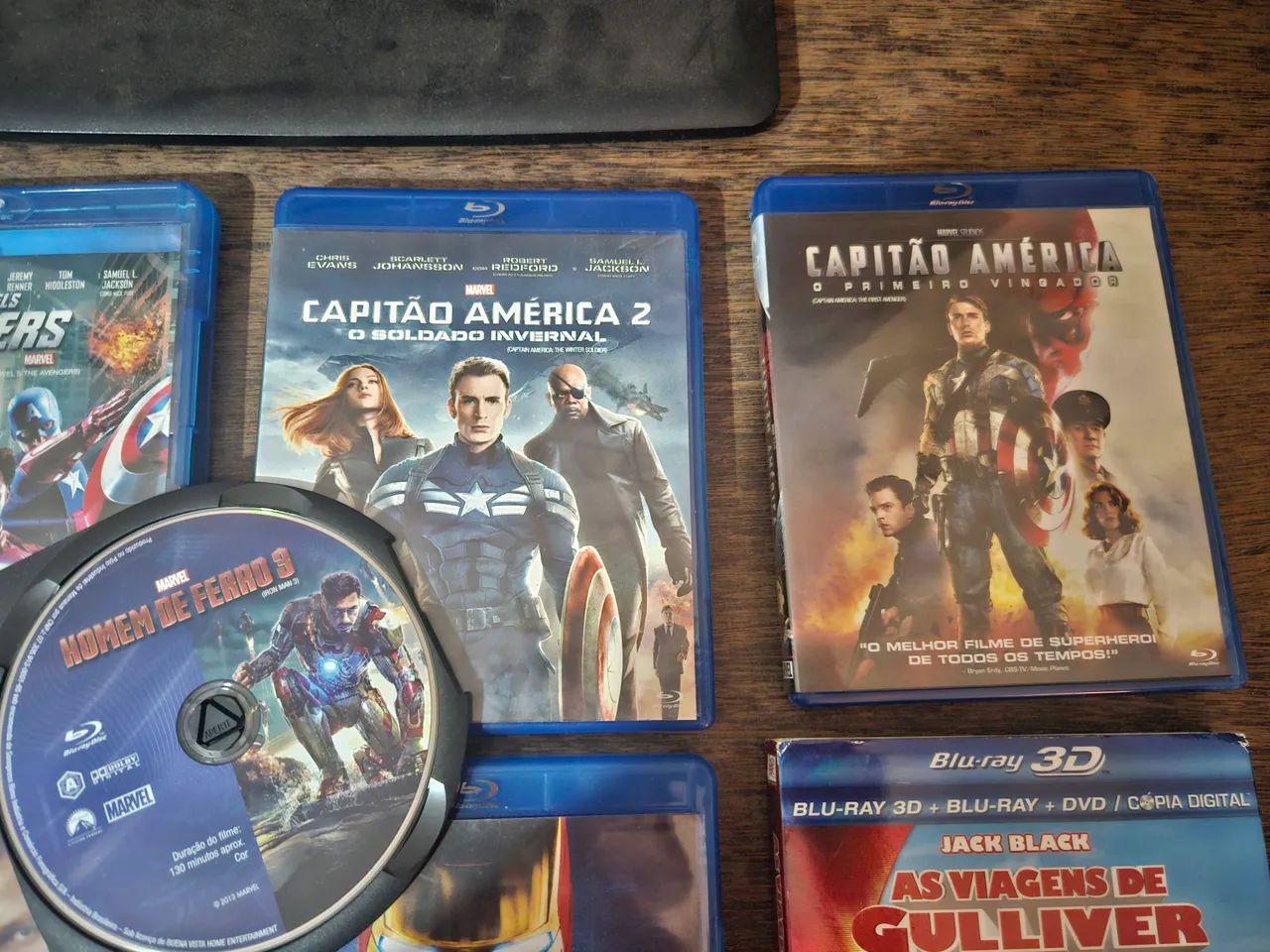 Lote Coleção 8 Filmes Em Blu-ray Marvel Studios Pânico 5 E Edição 3D - Foto 3
