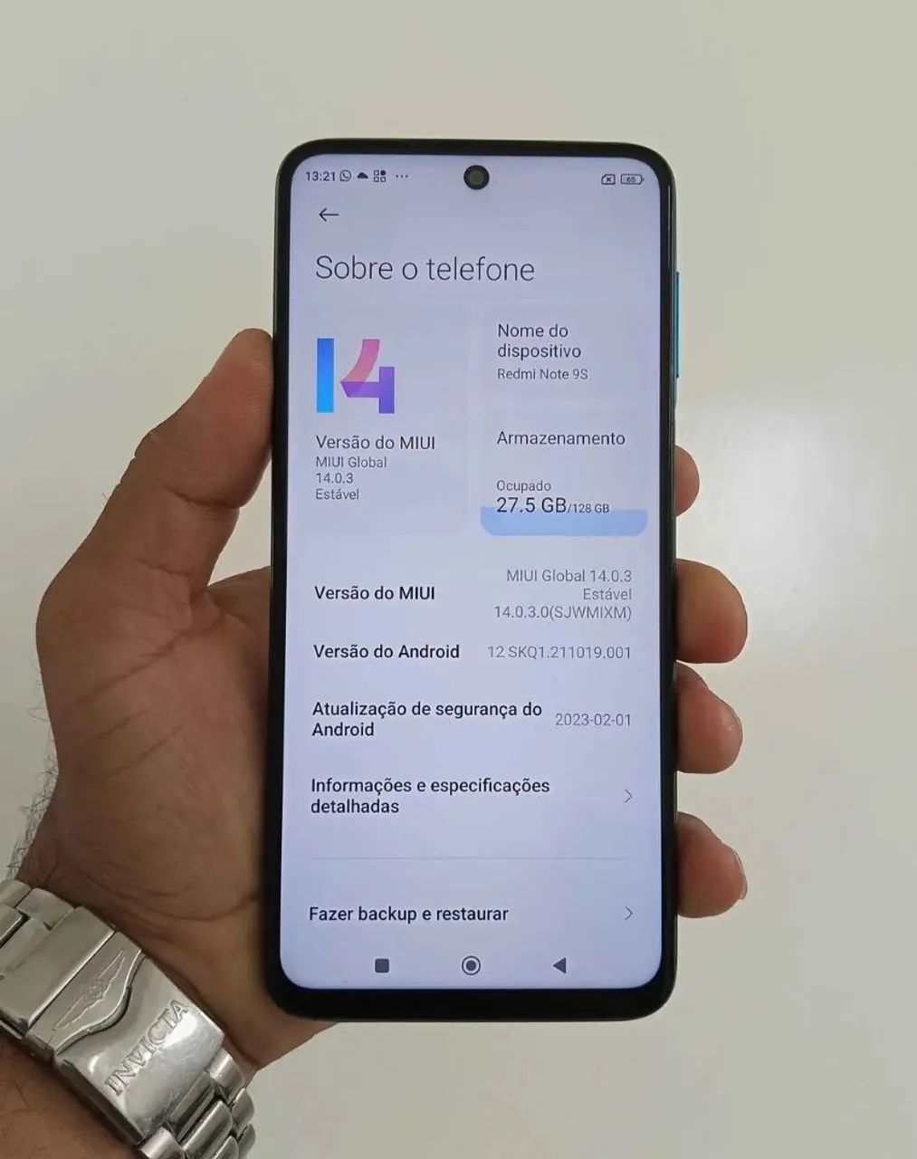 REDMI NOTE 9S- APARELHO QUE NÃO TE DEIXA NA MÃO  - Foto 3