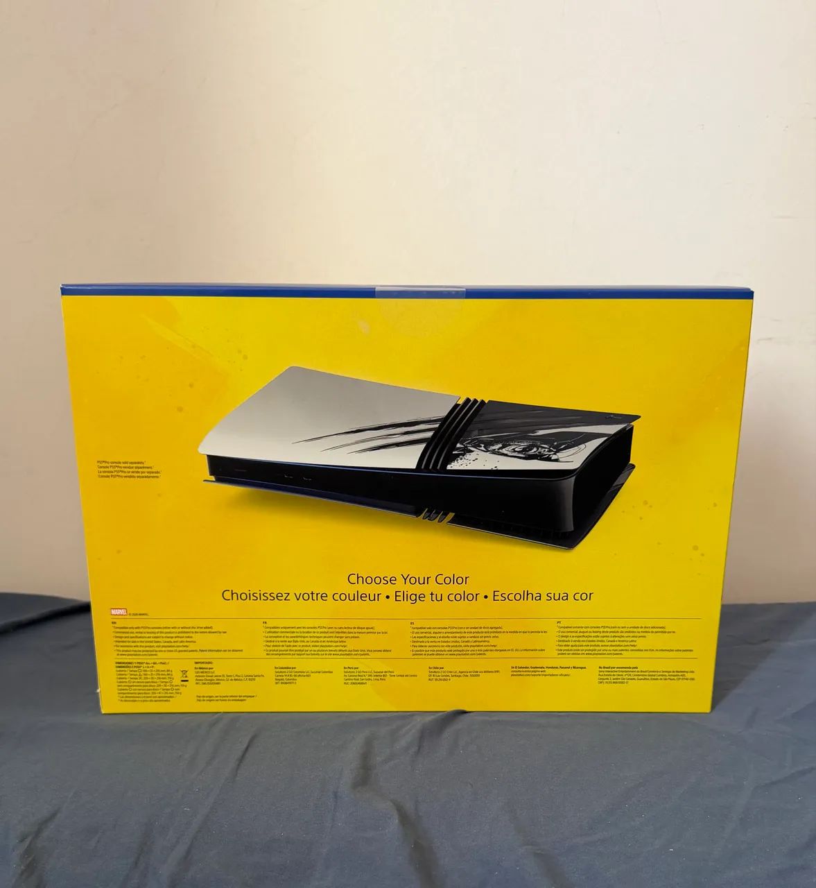 Faceplate Adamantium PS5 PRO WOLVERINE - LACRADA - Foto 4