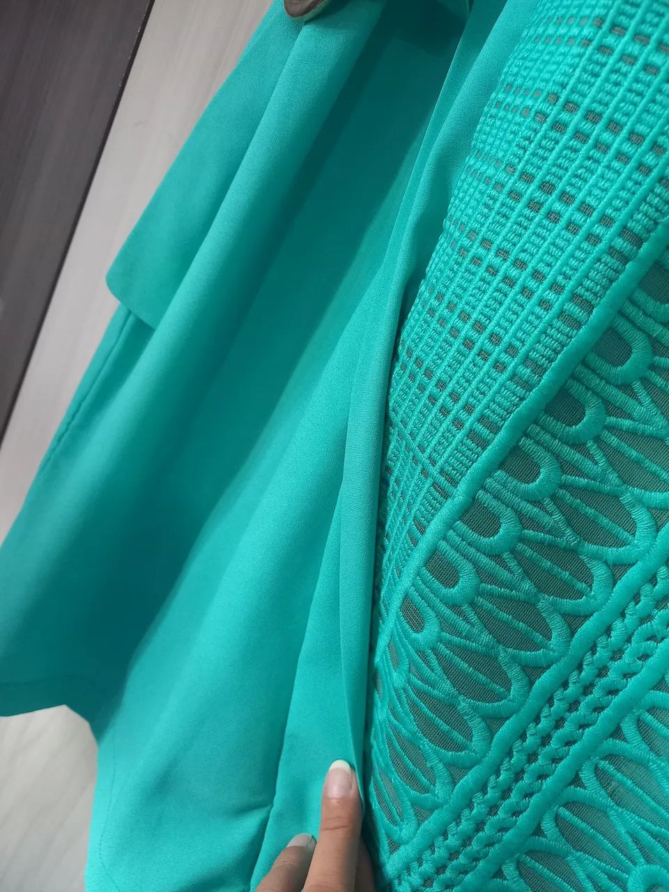 Vestido social de alça com renda - Foto 5