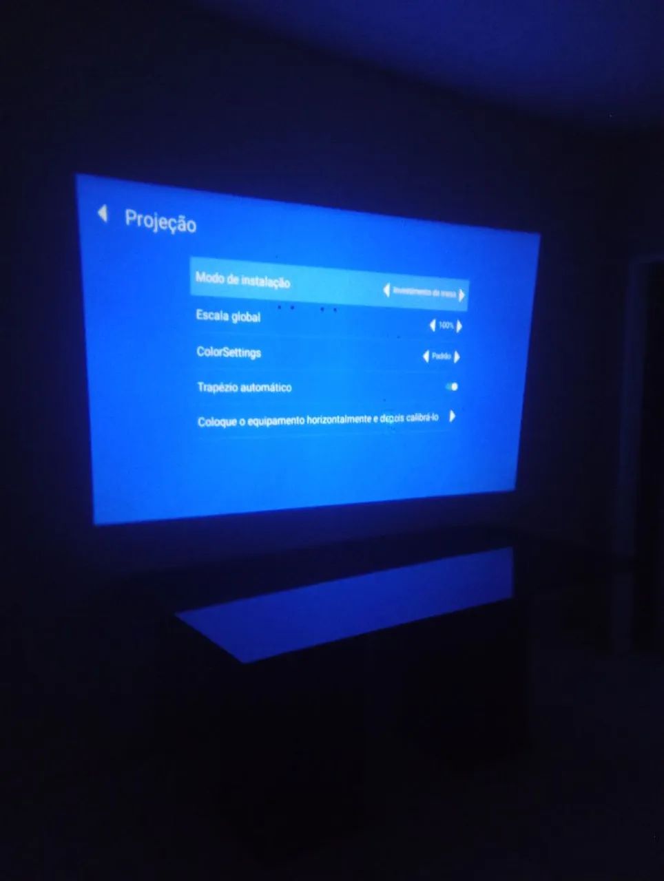 Projetor smart Android projeta até 130  polegadas  - Foto 5