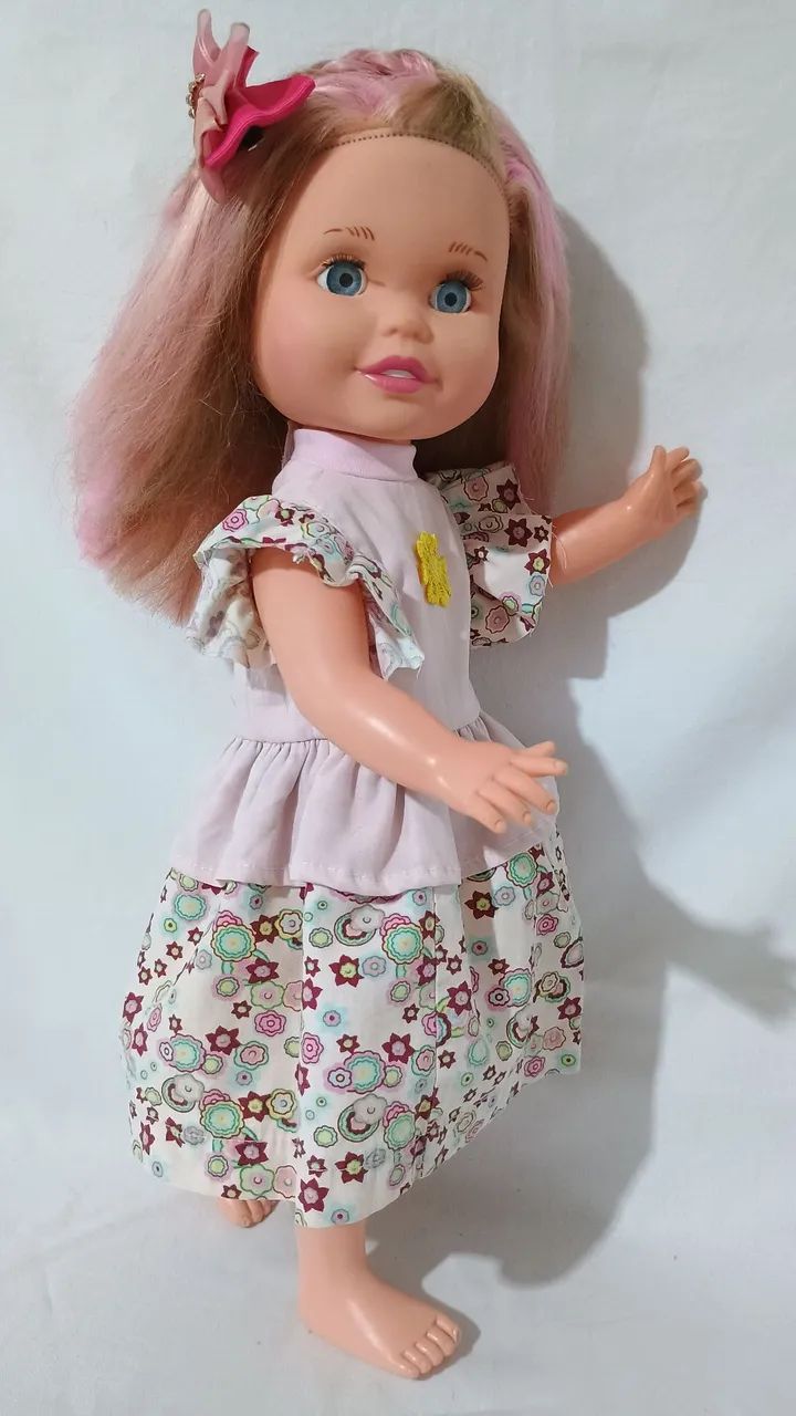 Boneca antiga LICA da  marca estrela 42 cm altura, década de 80  - Foto 4