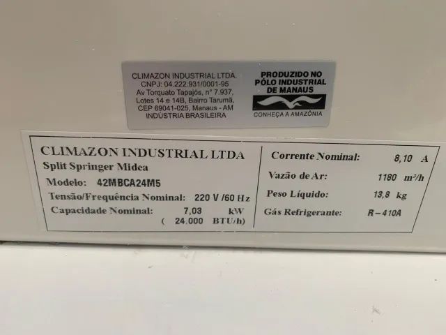 Ar Condicionado Split Springer Midea - 24000 Btus - Foto 3