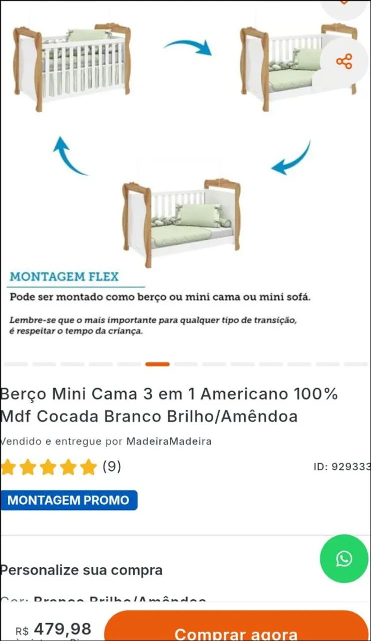 Berço MDF  - Foto 4