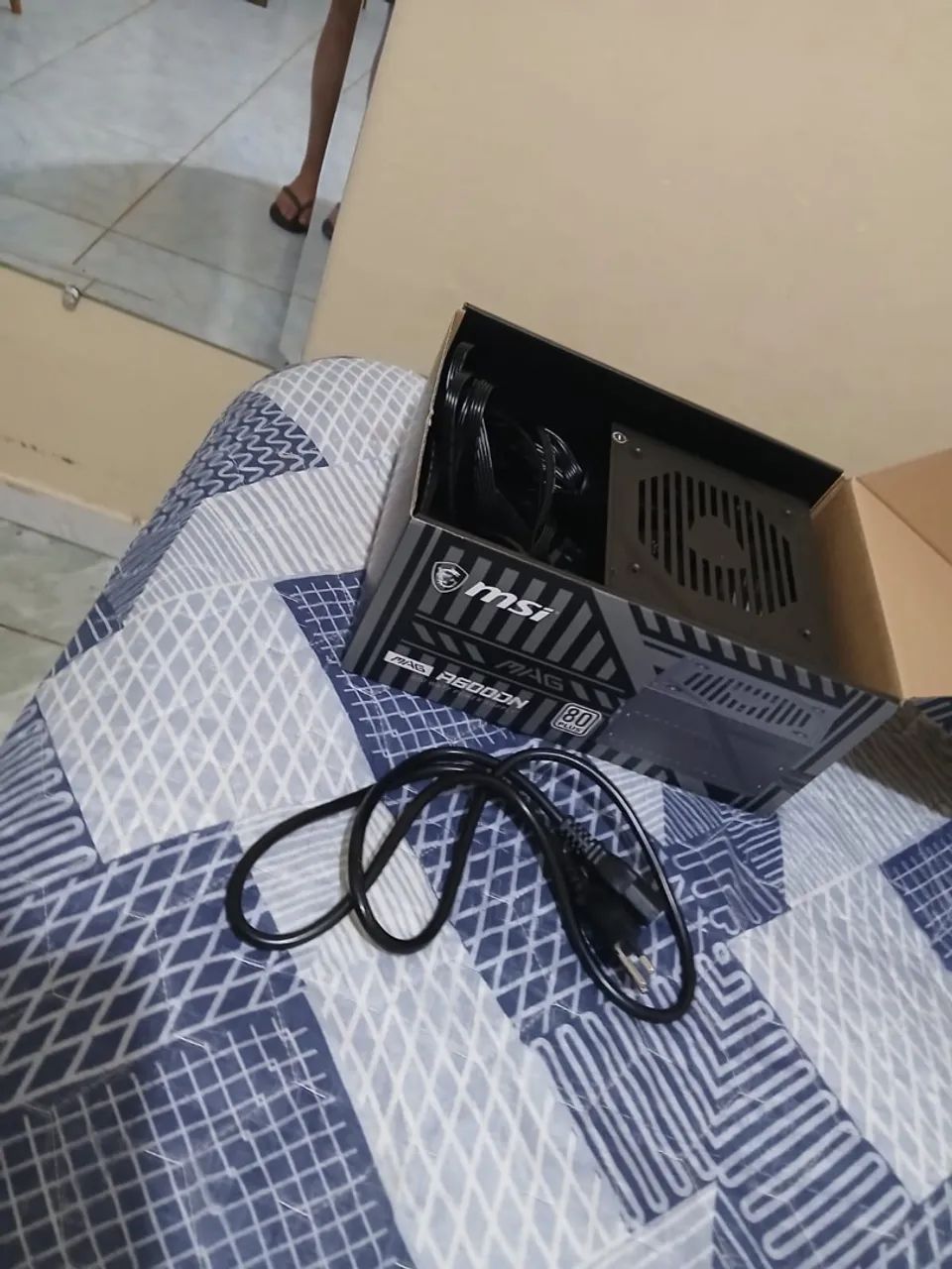 Fonte msi a6000n 600w 80plus white