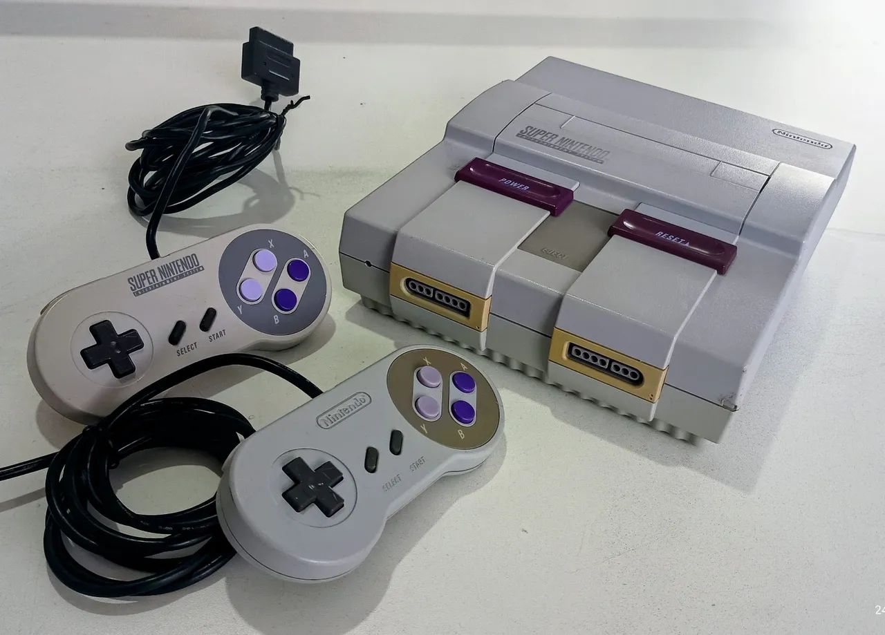 Super Nintendo + controles originais  - Foto 5