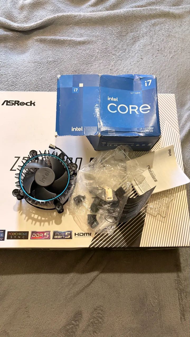 INTEL I7 12700F + Z790 PRO RS  - Foto 4