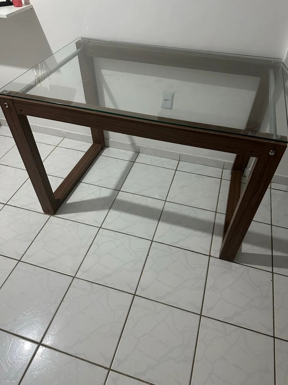 Mesa com tampo de vidro  - Foto 3