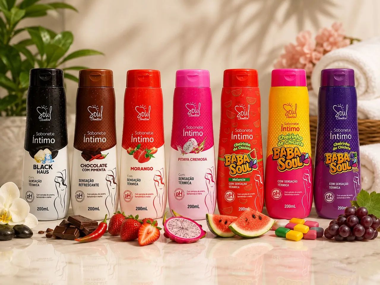 Sabonete Íntimo Líquido Soul Cosméticos 