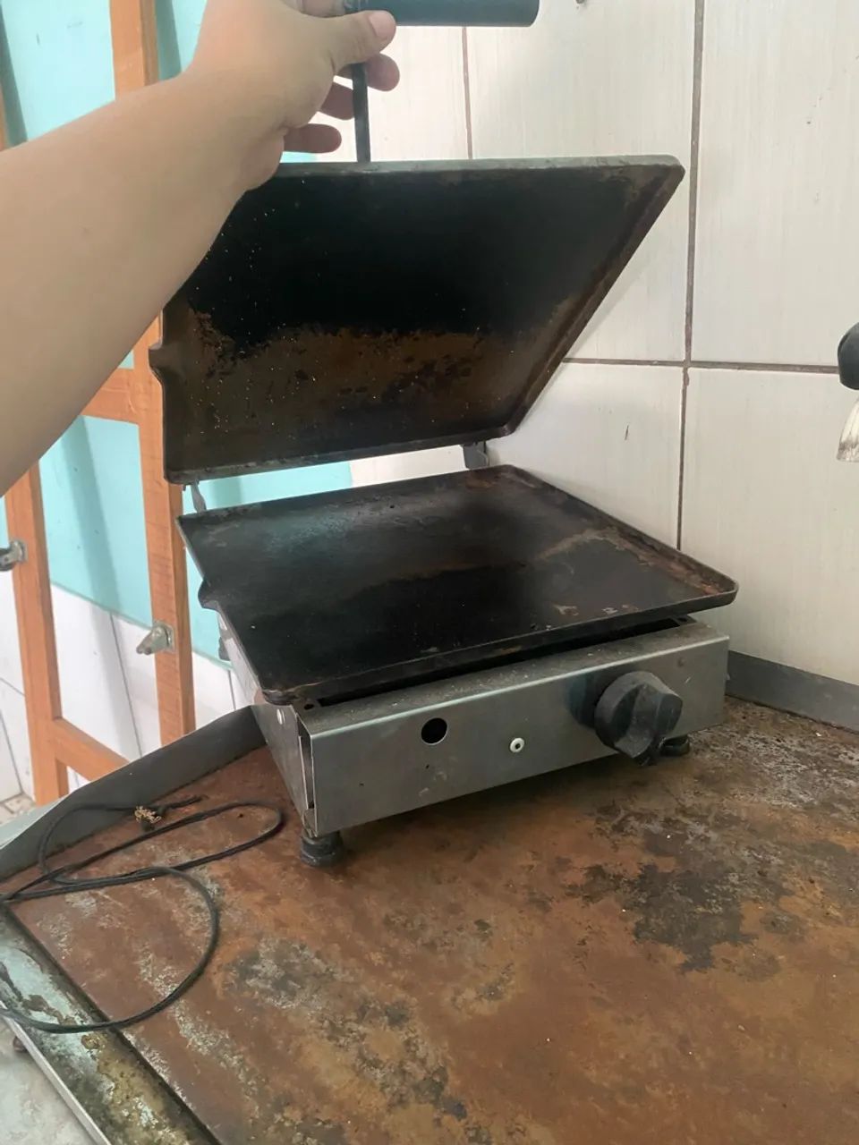Chapa a gás+chapa de pão - sem defeitos  - Foto 5