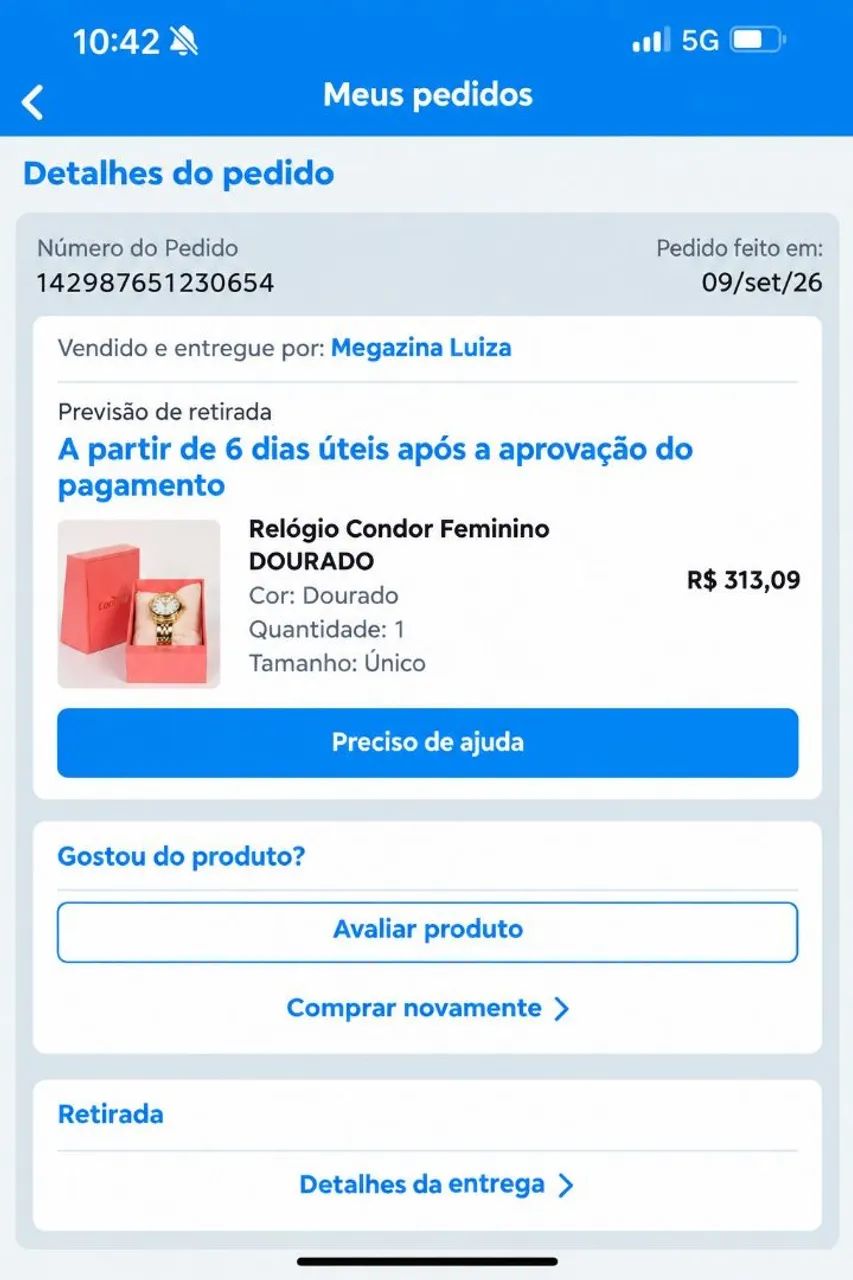RELÓGIO CONDOR ORIGINAL(FEMININO) - Foto 4