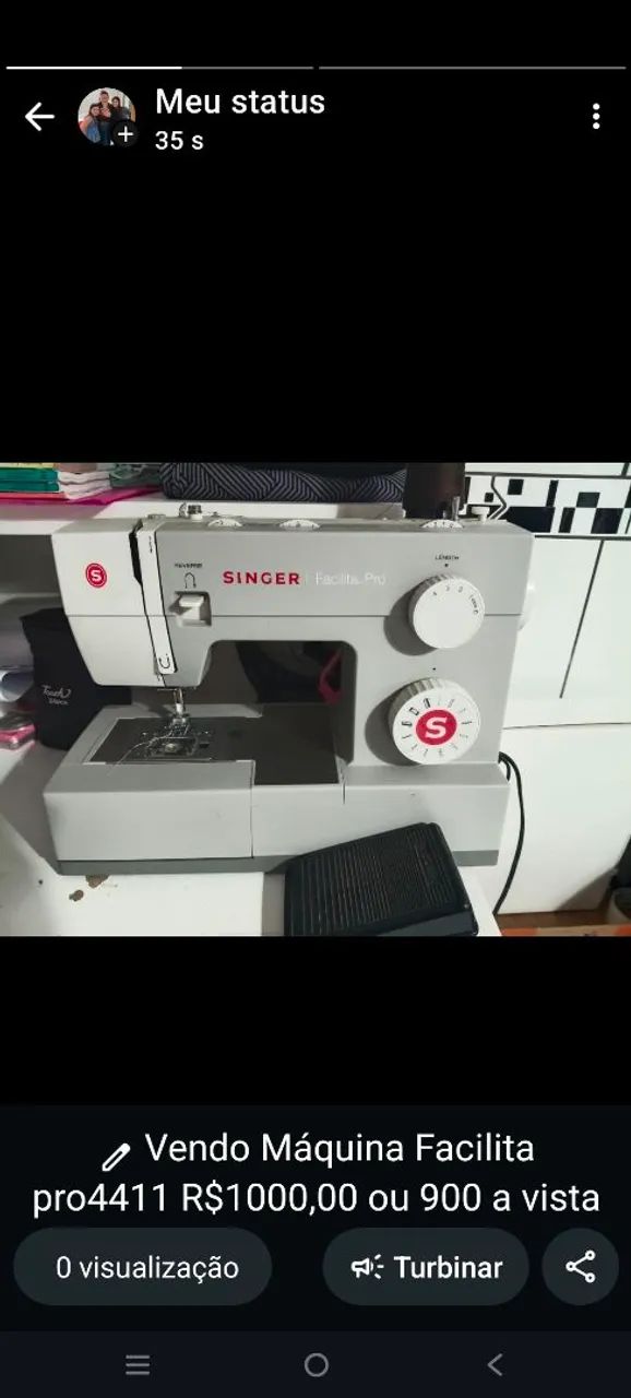 Vendo Máquina Singer 4411