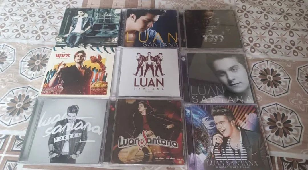 Lote cds cd Luan Santana