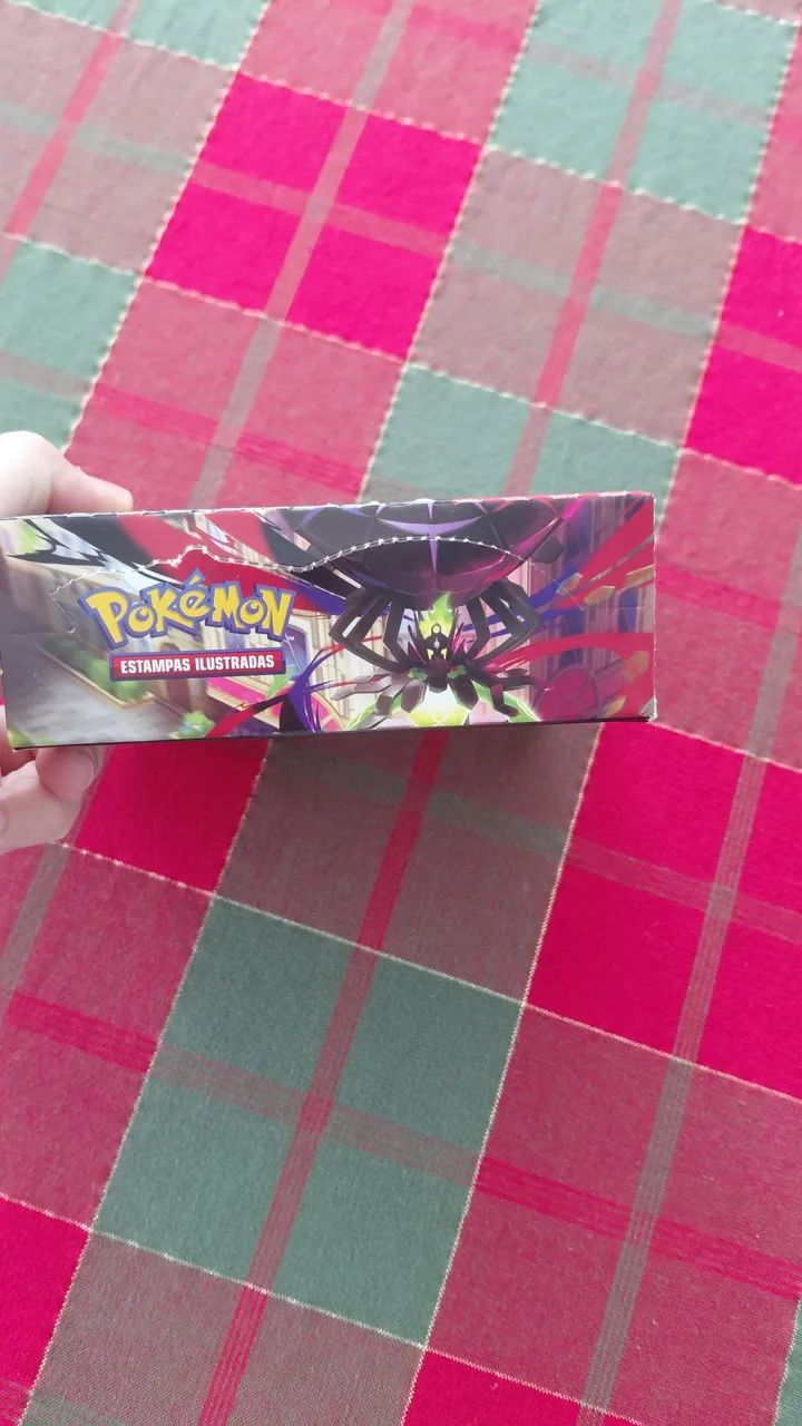Cartinha Pokémon última Caixa.