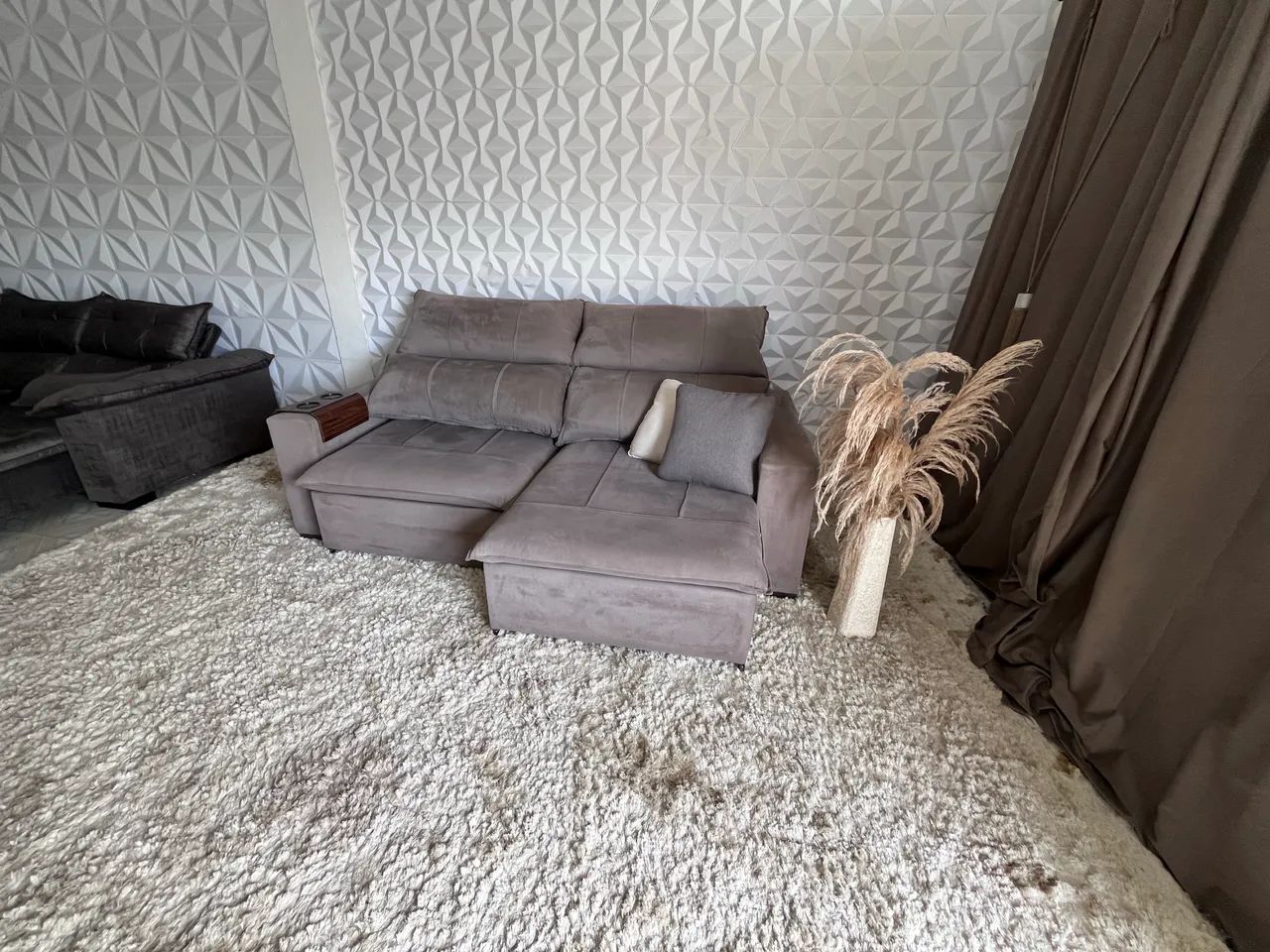 Sofá Retrátil e Reclinável 