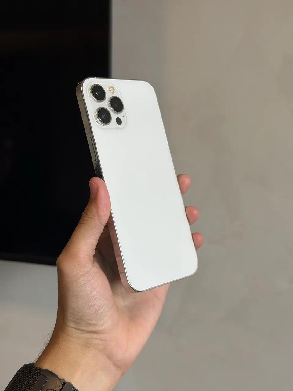 iPhone 12 Pro Max 256gb Silver Branco Loja física  - Foto 4