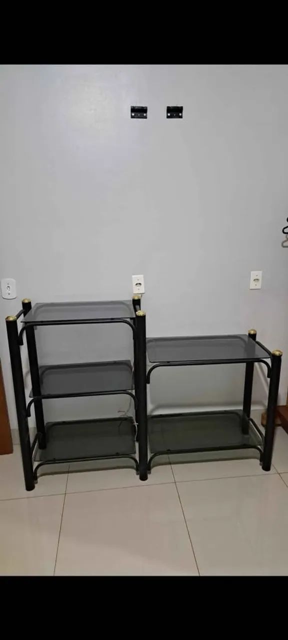Rack / Estante em Vidro - Excelente Estado