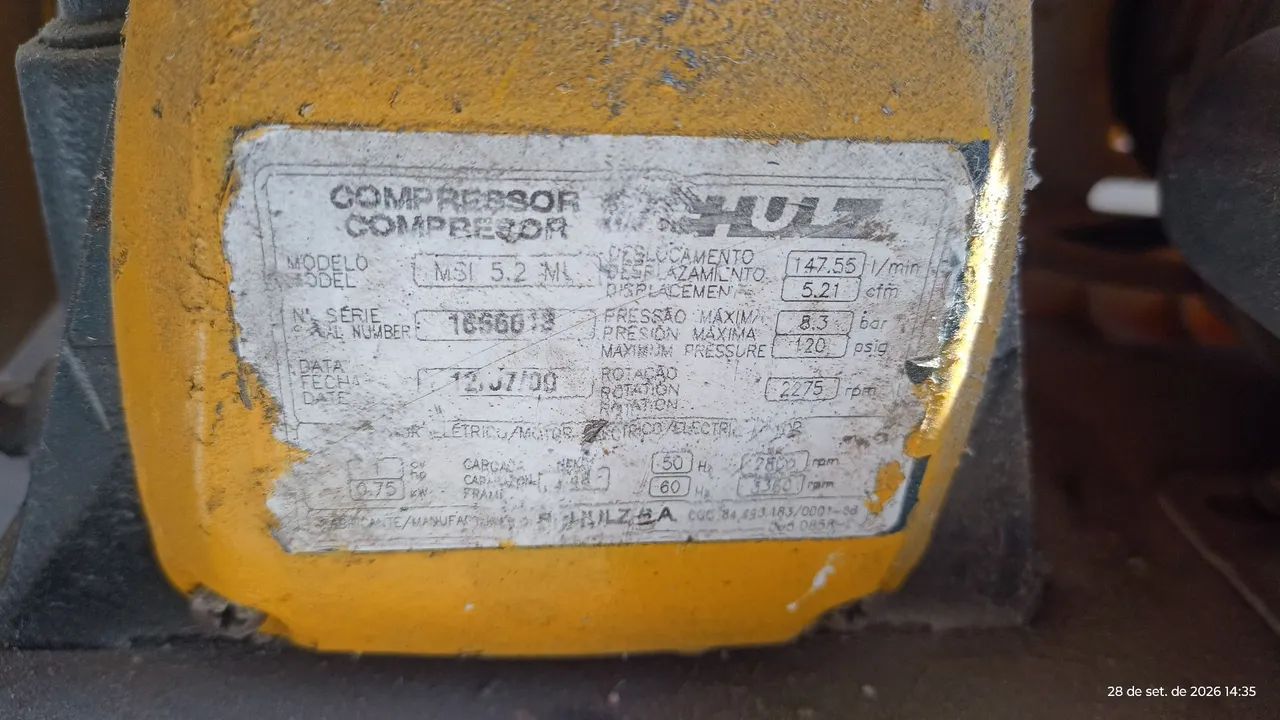 Compressor 120 psi funcionando shunz - Foto 3