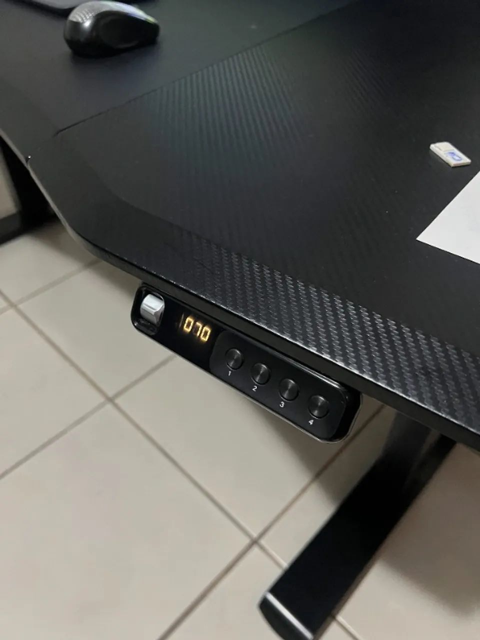 mesa gamer cougar e-mars com ajuste de altura e rgb - Foto 5