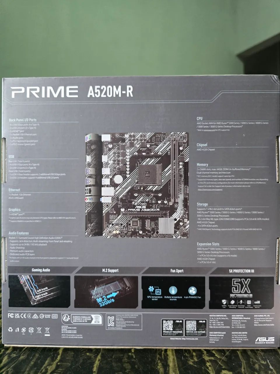 Placa mae AMD A520M DDR4 Asus Prime Nova Lacrada. (Castanhal) - Foto 5