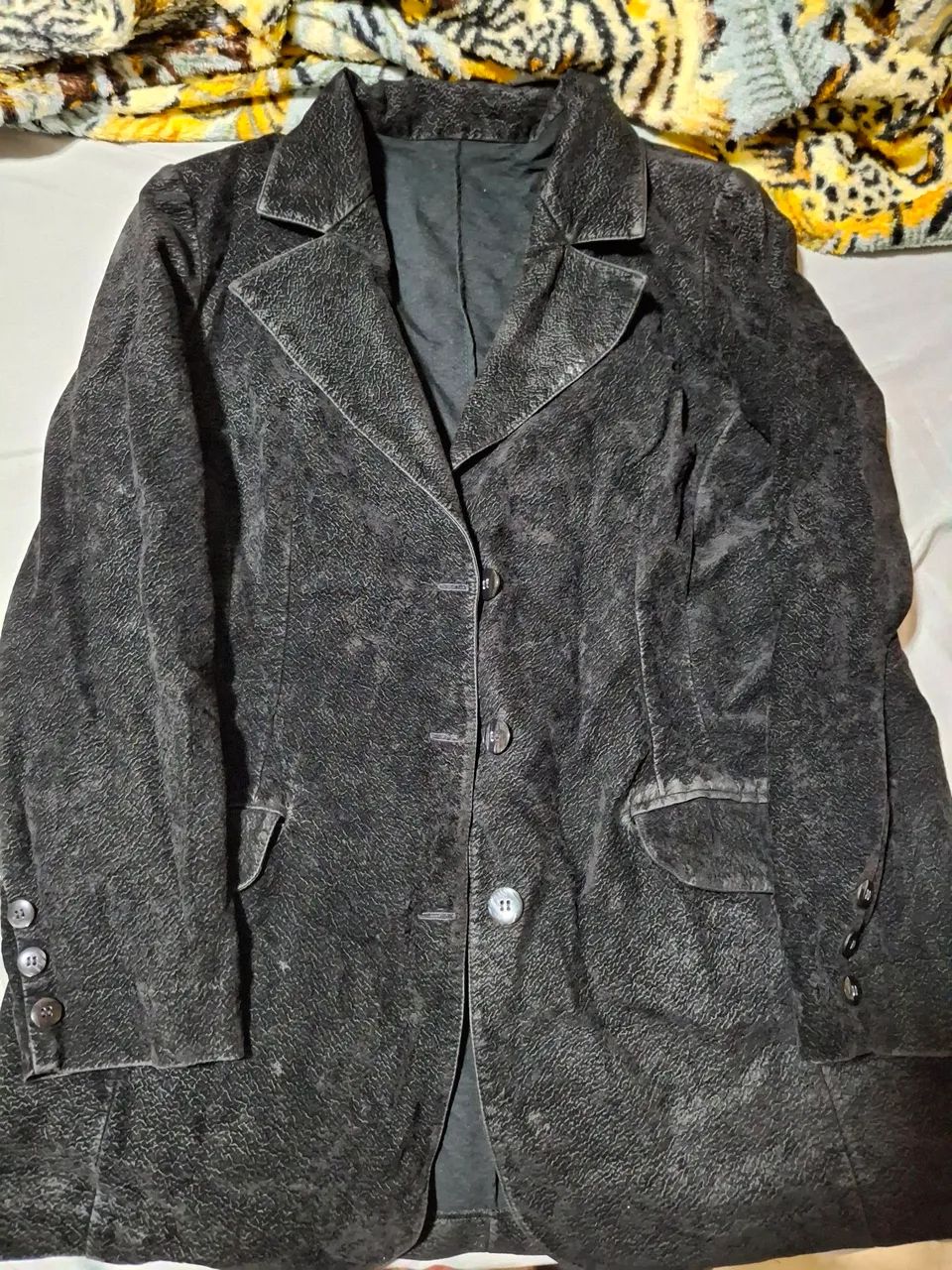 Blazer camurça preto 46 - Foto 2