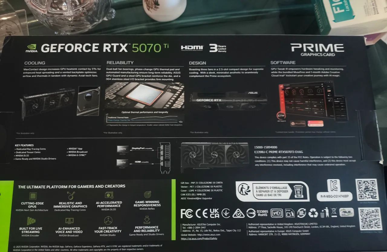 Placa de vídeo rtx 5070 ti Asus 16 gigas  - Foto 5