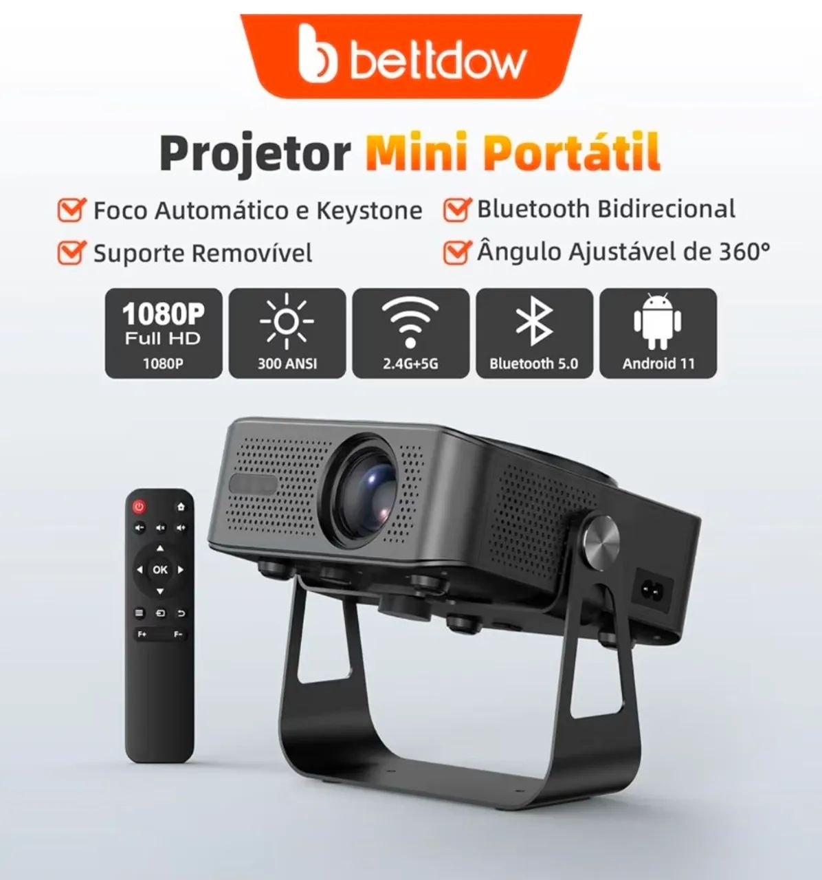 Projetor bettdow ac1081