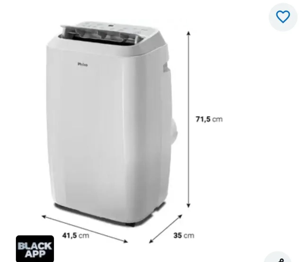 Ar-Condicionado Portátil Philco PAC12000F5 Frio - Foto 6