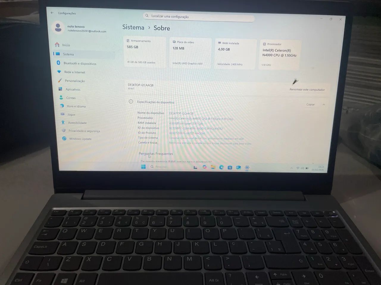 Notebook Lenovo - Foto 2