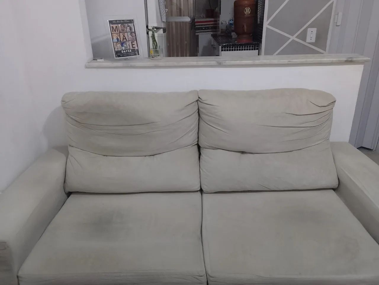 Sofá Cinza Usado Retrátil  - Foto 3