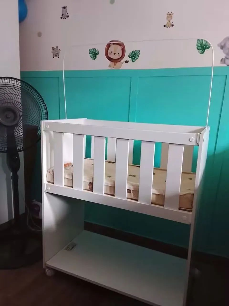 Mini berço com colchão  - Foto 3