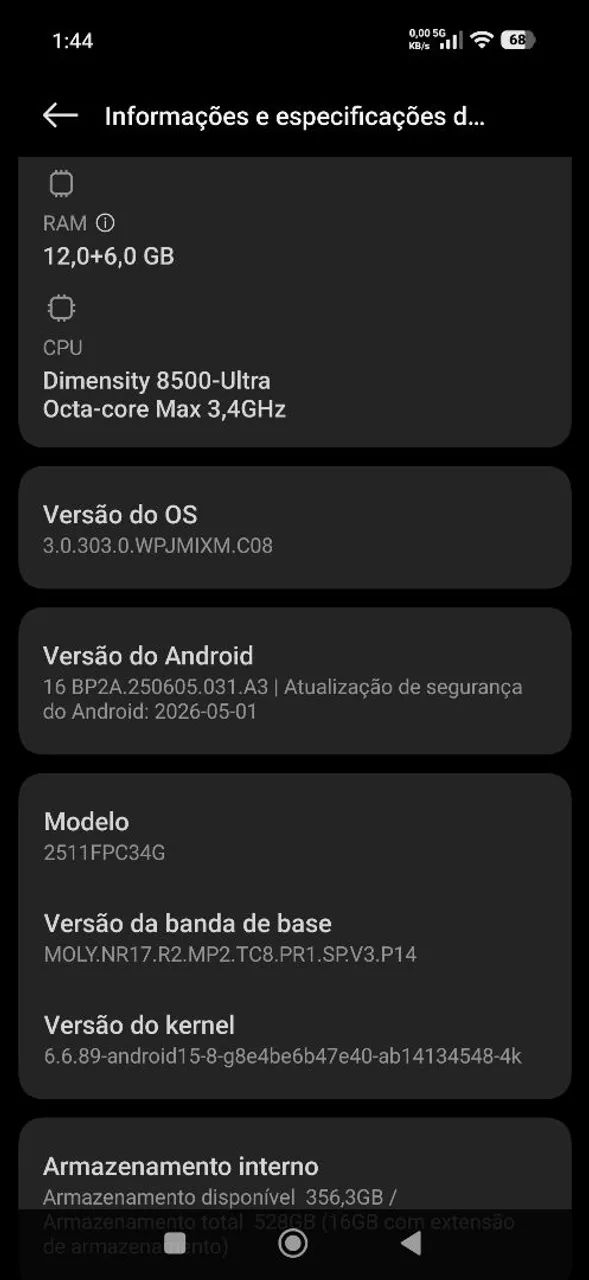 Poco x8 pró semi novo - Foto 2