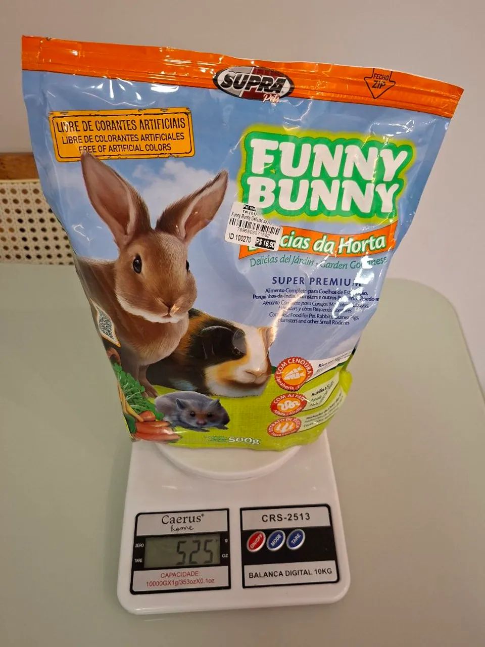 Funny Bunny 500g  + Banho seco( Leia a descrição)  - Foto 5