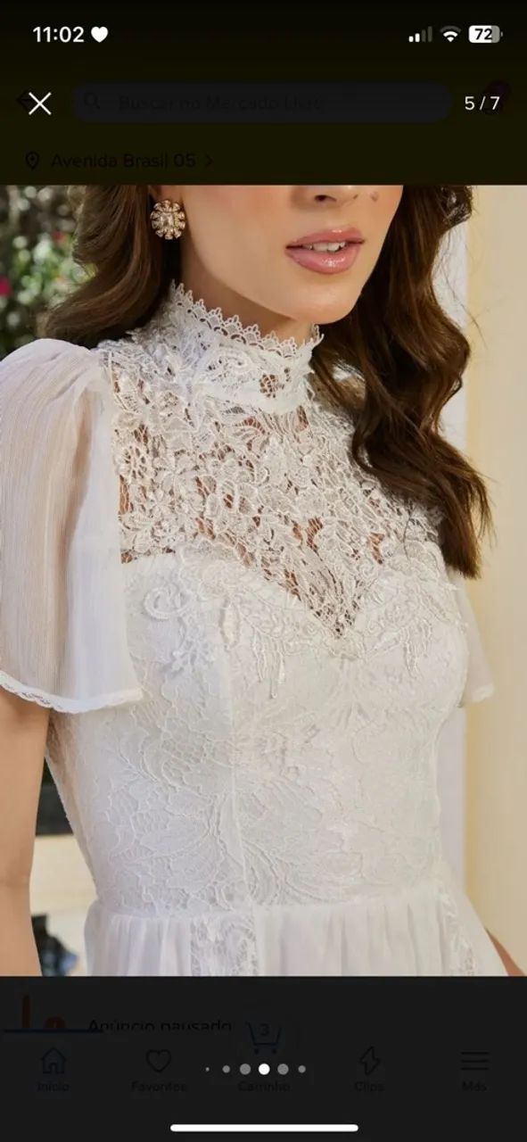 Vestido de noiva com renda - Foto 2