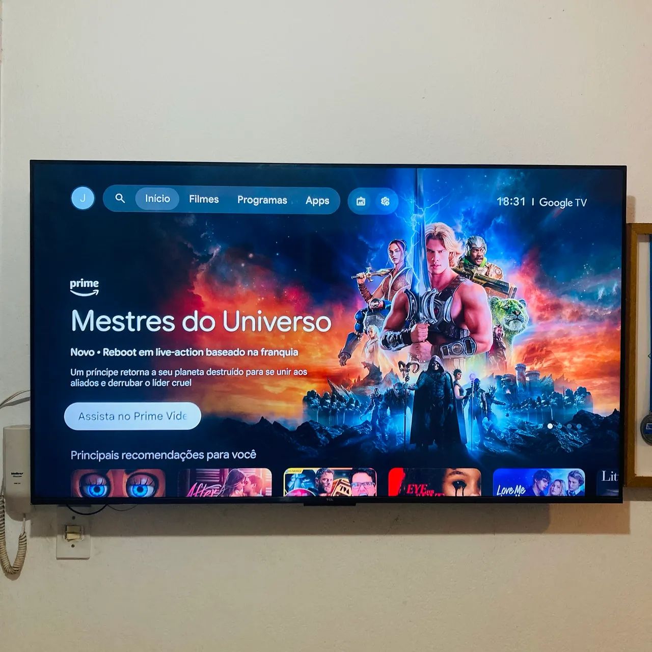 Tv smart 55 polegadas TCL 4k - Foto 3